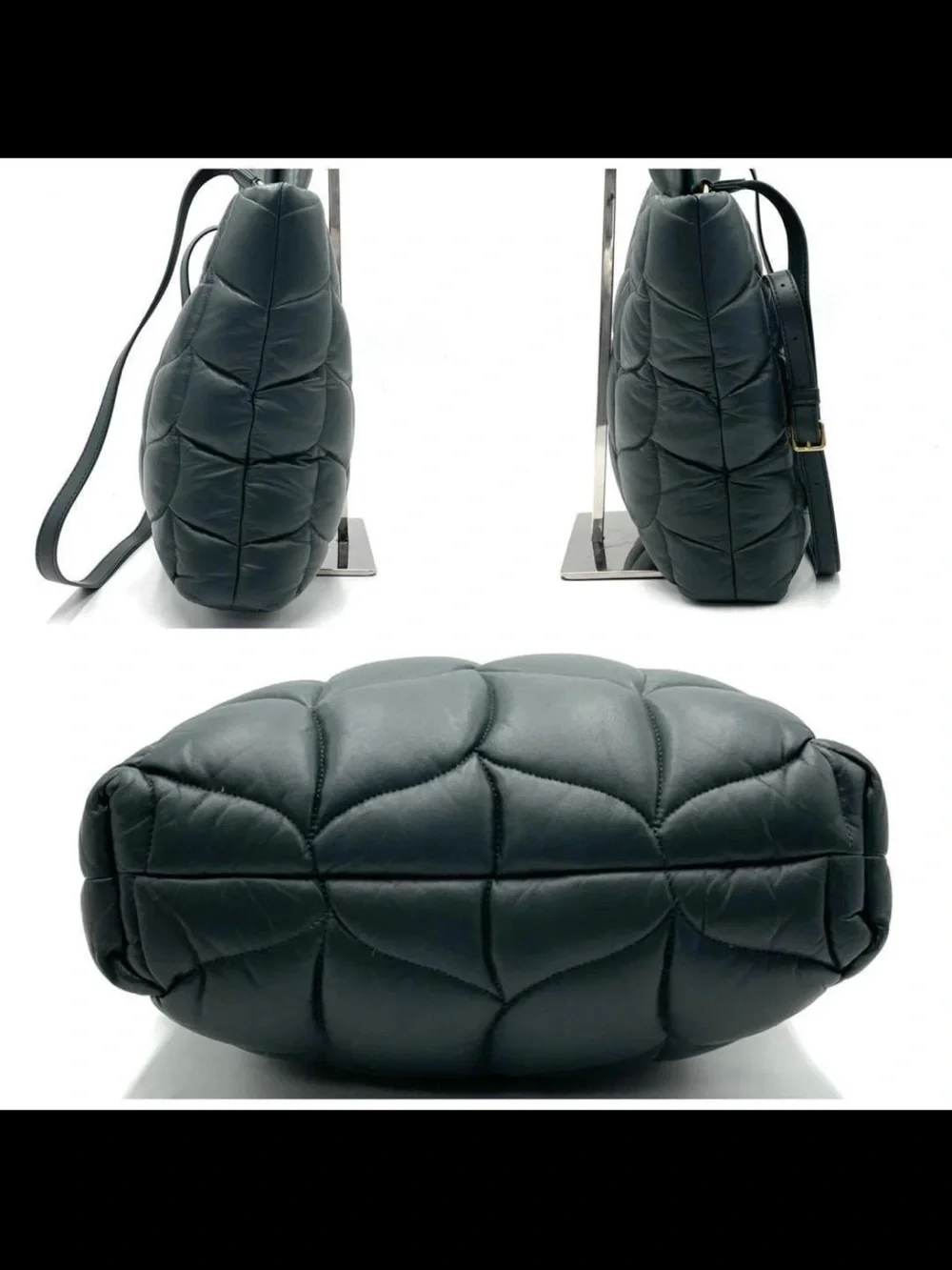 Mulberry Black Quilted Leather Tote with Gold Hardware
